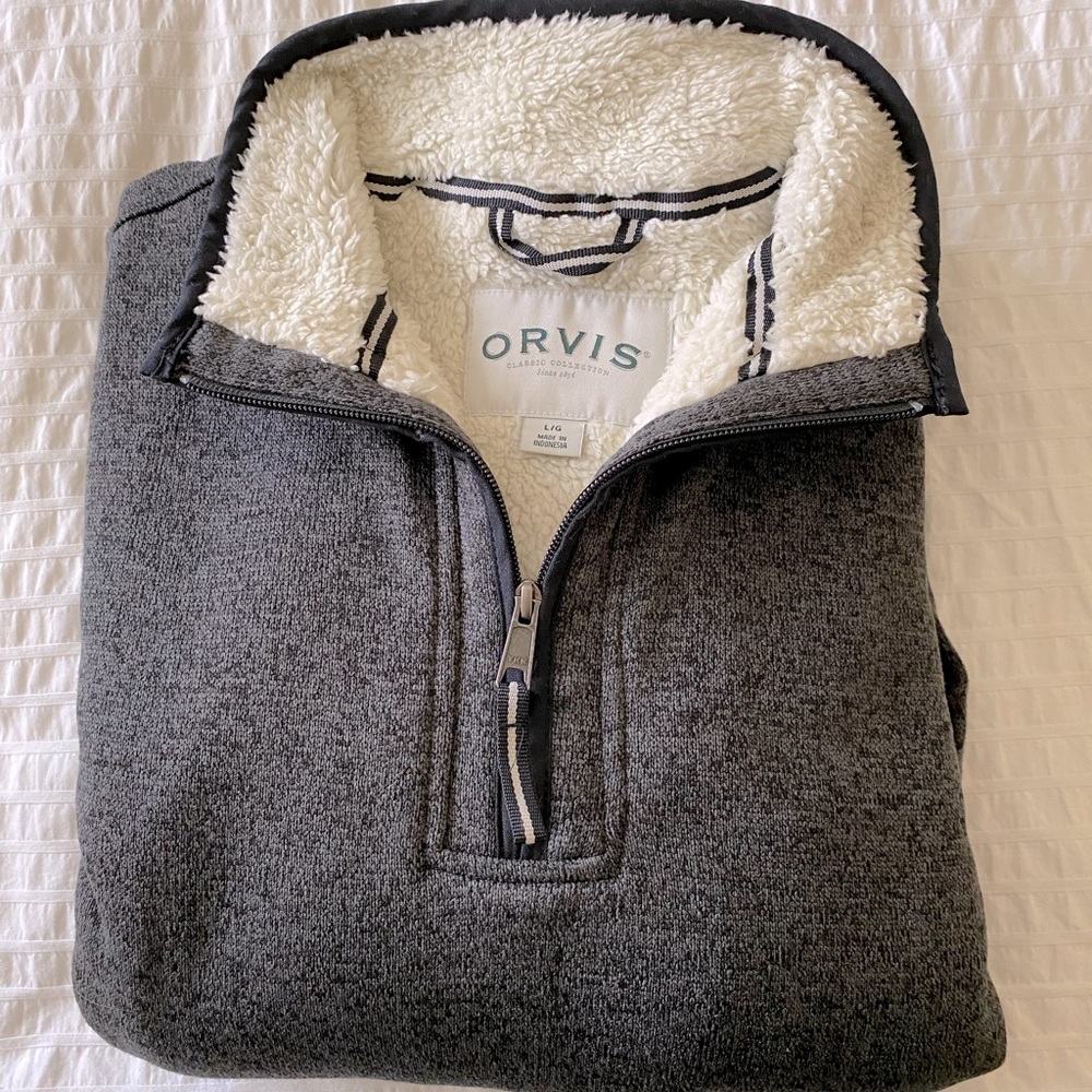 Sherpa Lined Quarter Zip Fleece